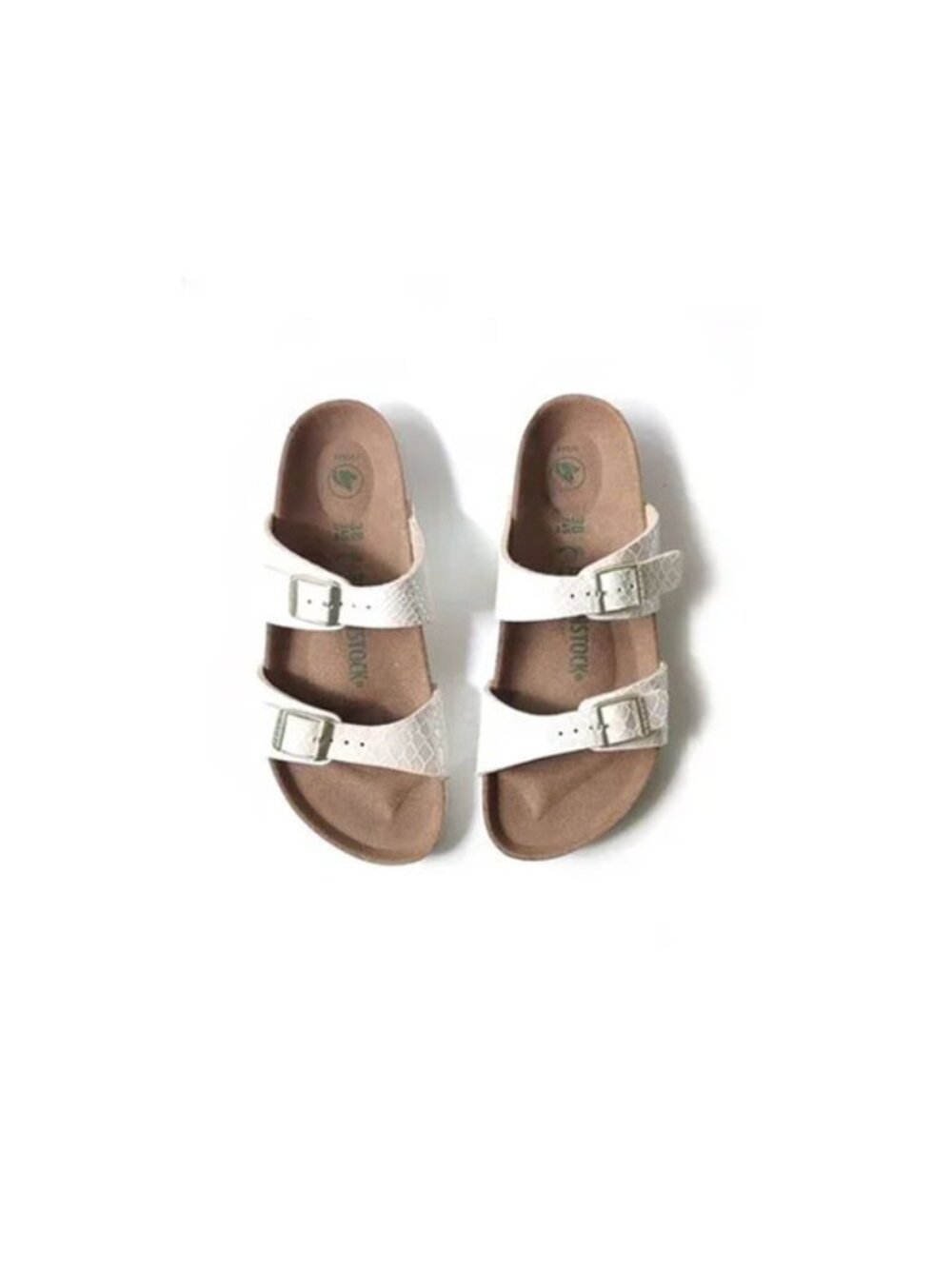 Birkenstock Arizona Size 38 Vegan Snake Embossed Slide Made in Germany Size 7